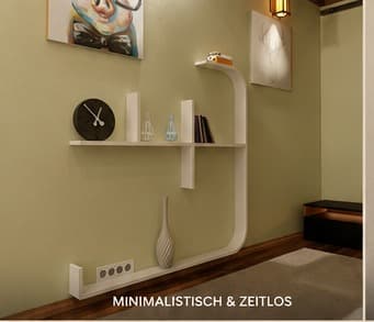 Modulares Wandregal-System 6